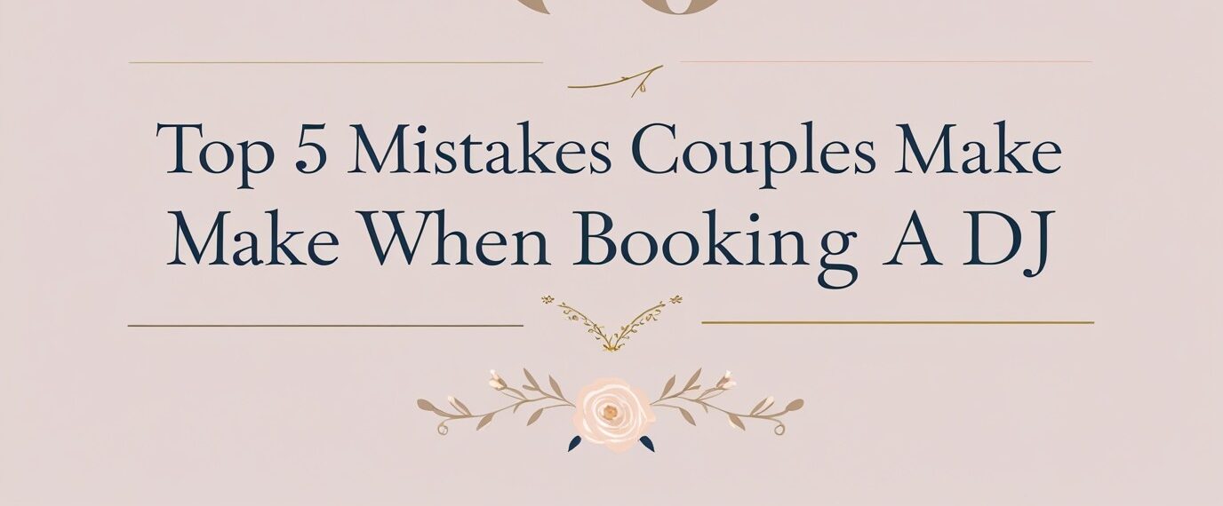 Top 5 Mistakes Couples Make When Booking A Dj