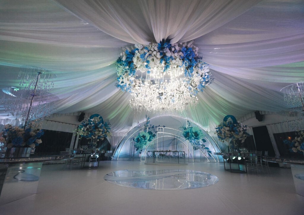 The Power Of Lighting To Transform Any Event - wedding tent with decor e1759214497116